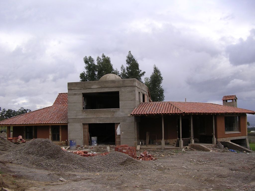Family home in construction.