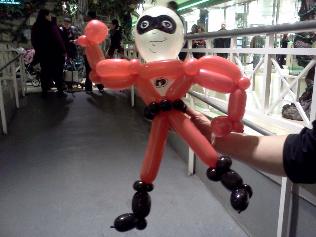 one of our very own Curly Turtle balloon creations