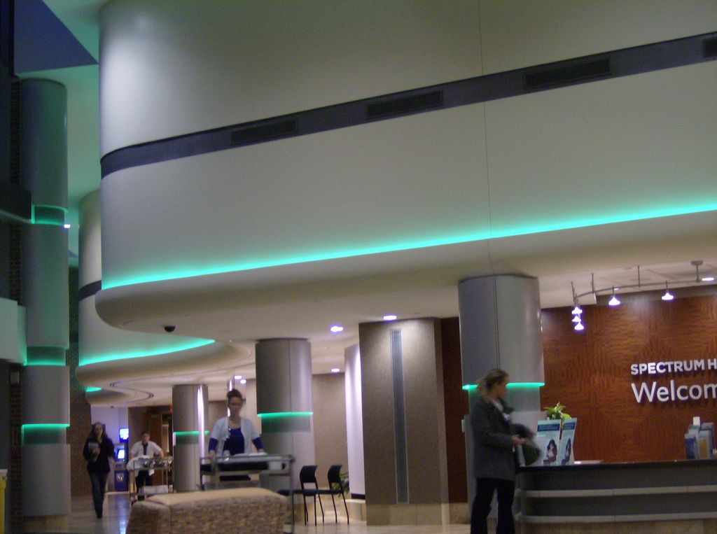 Spectrum Hospital MAIN entry, LEED qualified