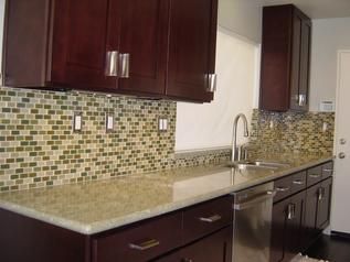 Tile backsplash