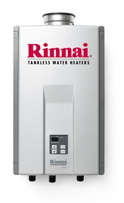 Rinnai Tankless Water Heater. My personal favorite