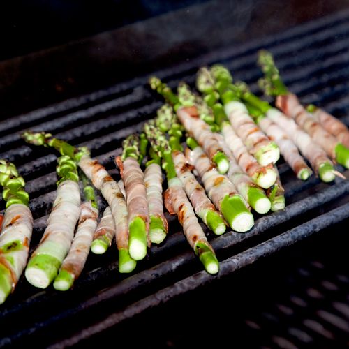 grilled prosciutto wrapped asparagus