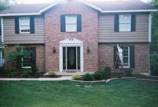 front of home in Chesterfield