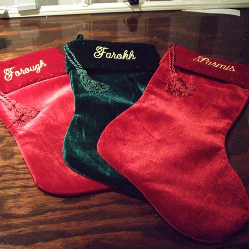 Adding names To Christmas Stockings is a holiday f