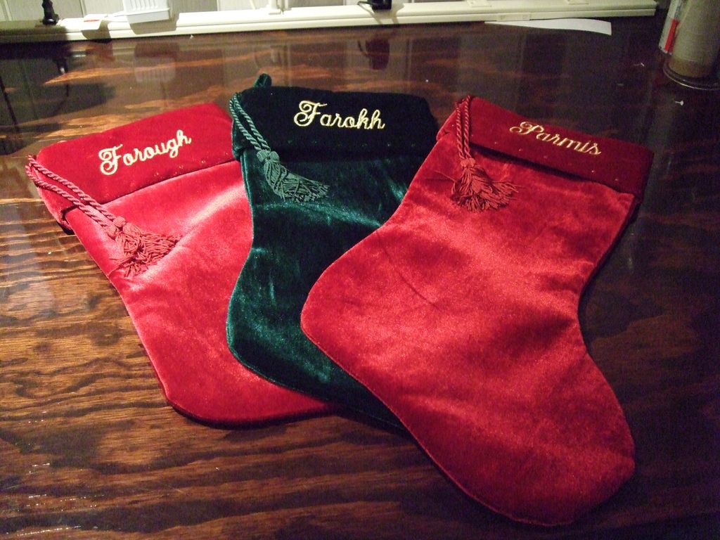 Adding names To Christmas Stockings is a holiday f