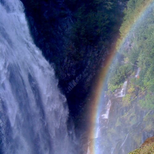 Waterfall Rainbow at Mt. Ranier