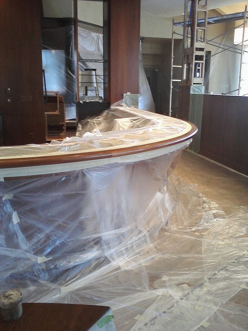 Refinish Bar at 5 star resort.