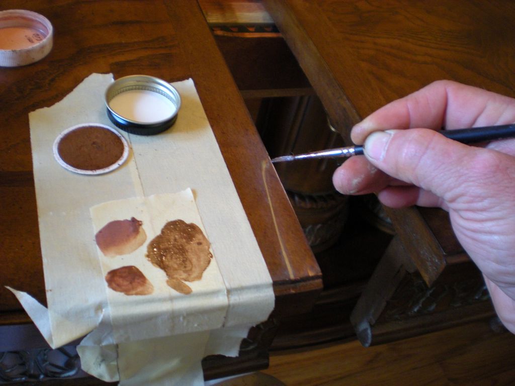 On-Site touch up of Dinning Table.