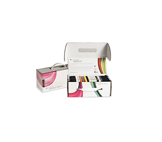 LG Surfaces package design for tile samples.