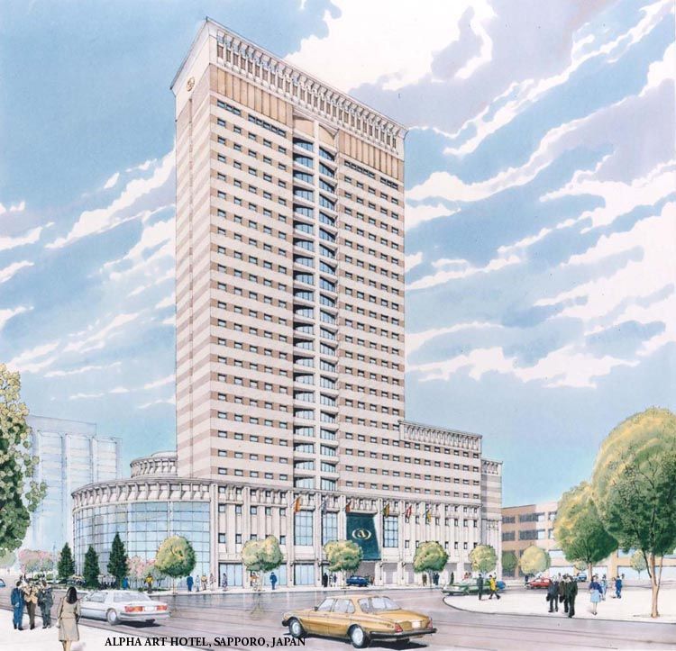 Alpha Hotel, Sapporo, Japan