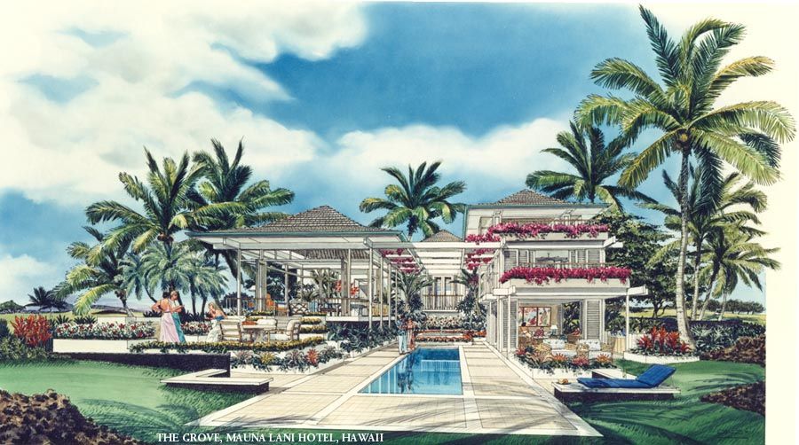 The Grove, Mana Lani Hotel, Hawaii