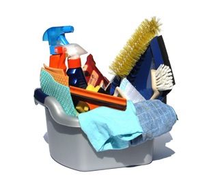 We bring our own cleaning supplies and equipment.