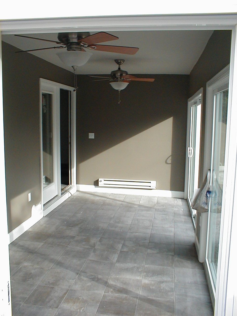 Screened in porch concerted to a 4 season room.