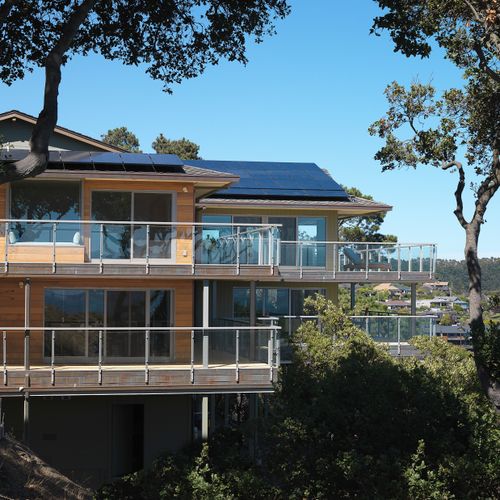Off the grid!  This home uses less electricity tha