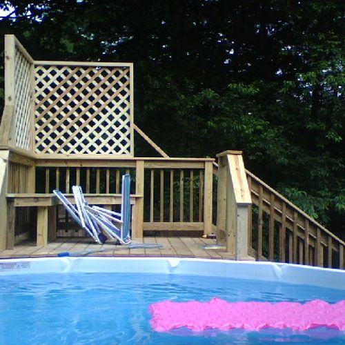 Free standing pool deck 2