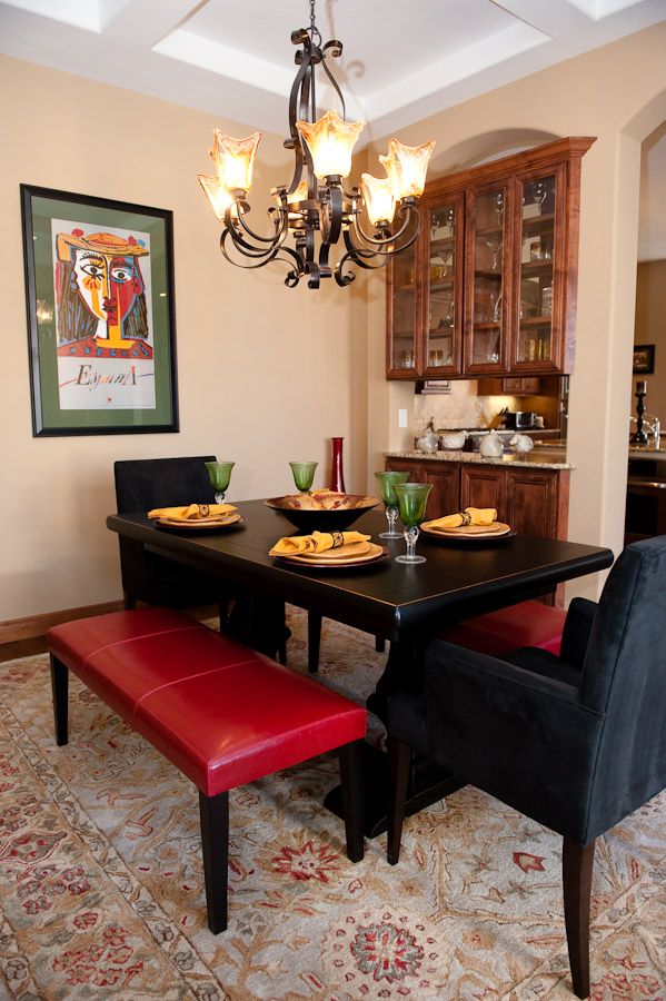 Eclectic and Travel-inspired Dining Room