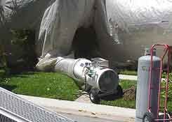 ThermalPest Eradication used on a home. This servi