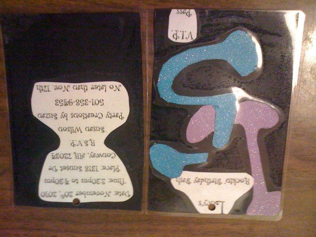 Customized Invitations to fit your theme or you ca