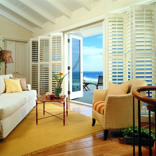 Shutters add timeless beauty to any room.