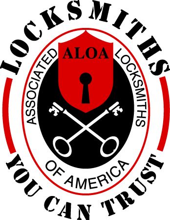 ALOA is the Associated Locksmiths of America, ALOA