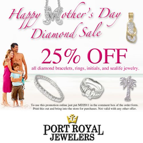 Mother's Day SALE 25% Diamond bracelets, rings, in
