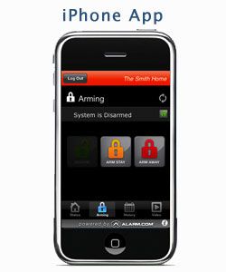 Control your security system anywhere in the world