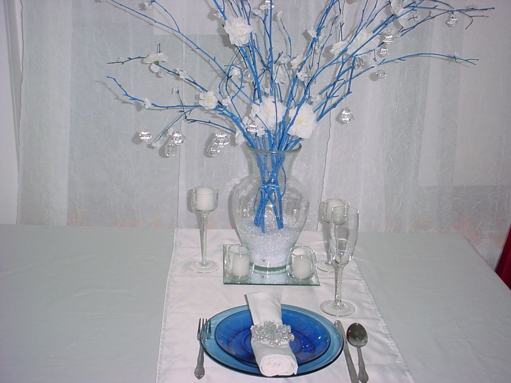 Winter centerpiece.