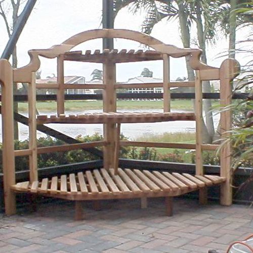 Luytens Style Orchid Bench