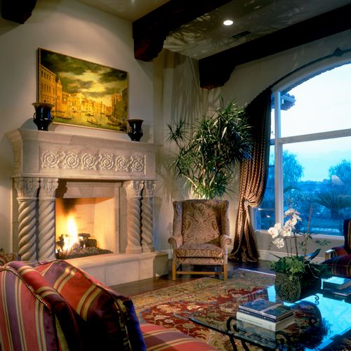 Living Room of residence in Rancho Santa Fe, CA
In