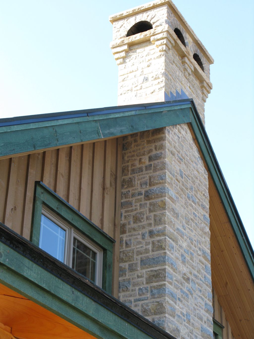 Limestone Chimney