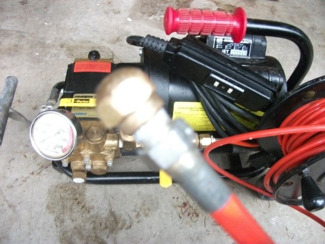 Water Jet for cleaning kitchen plumbing.
