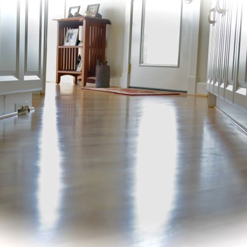 The warmth of wood flooring
