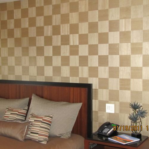 Wood wall covering