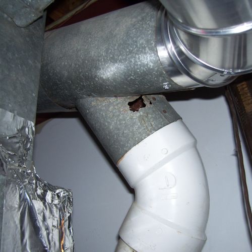 High Efficiency Furnace improperly installed creat