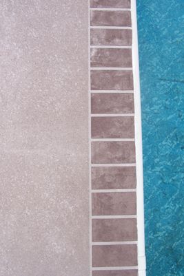 Detail of concrete overlay.