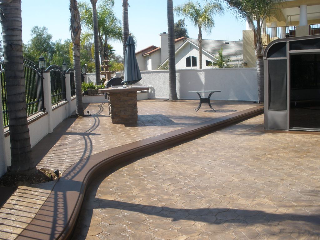 stamped concrete