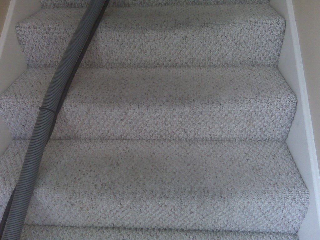 Stairs Cleaning before
