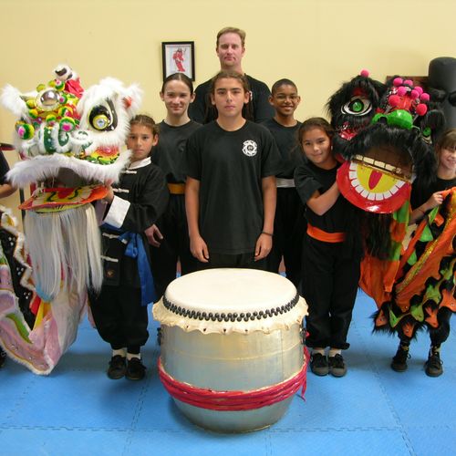 Traditional Lion Dance at Shen Kung Fu.