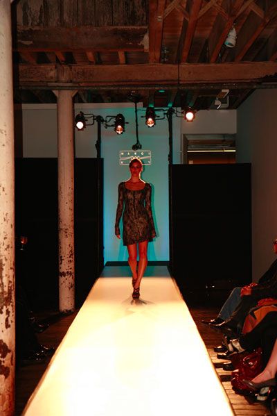 Fashion show for which we provided sound, lighting