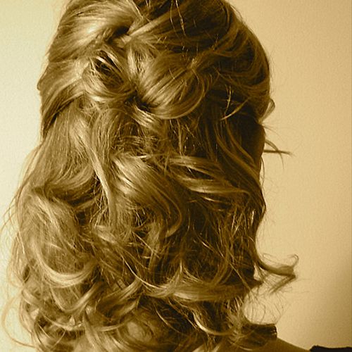 Chapel Hill bridal hair