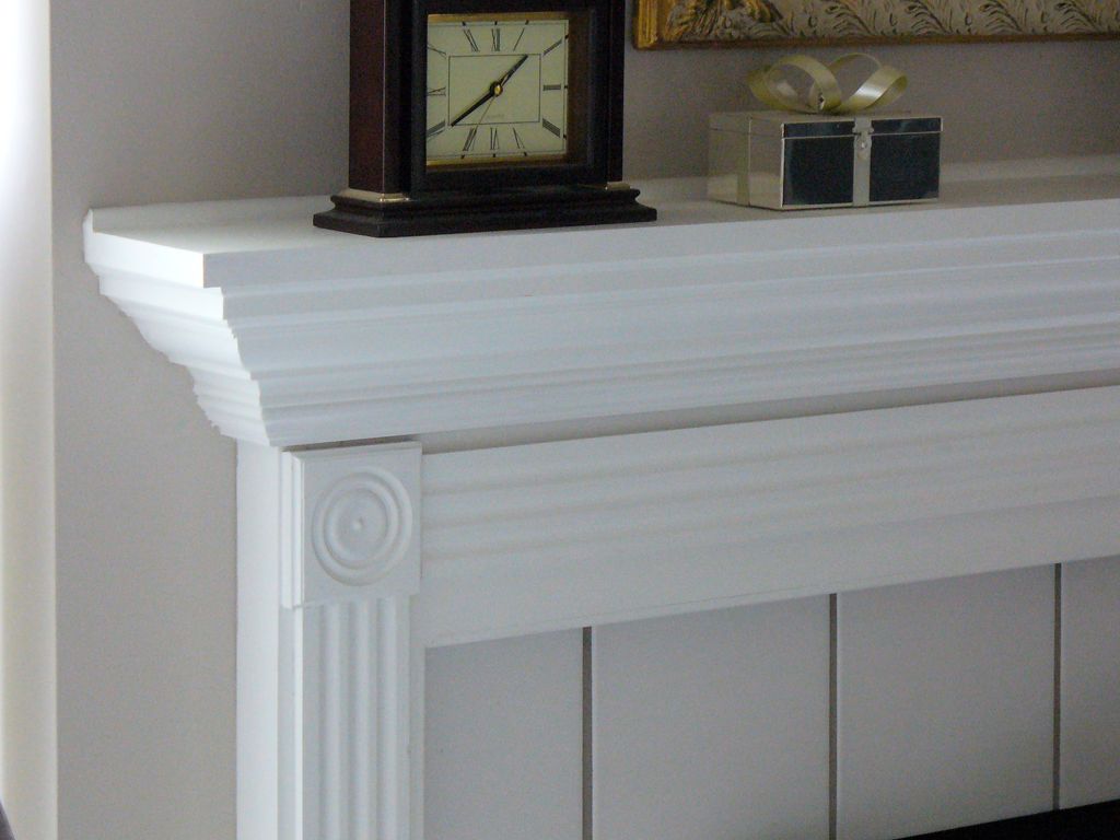 New Fireplace Surround and Mantle Detail
