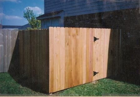 Cedar Fence and Gate