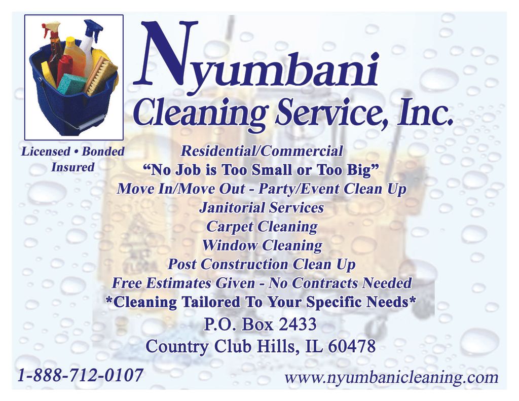 Nyumbani Cleaning Service, Inc.