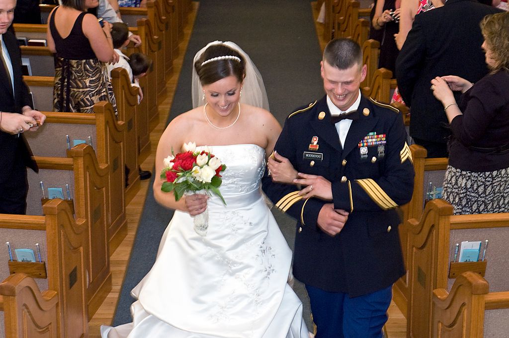 Military wedding.
