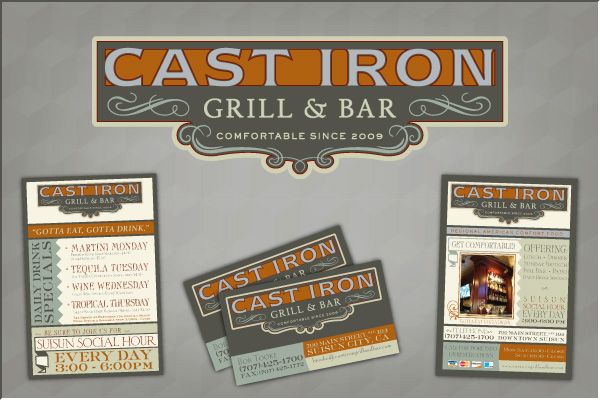 Brand Creation for Cast Iron Grill and Bar