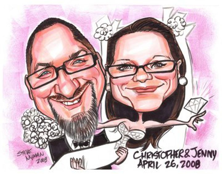 Caricatures by Steve Nyman