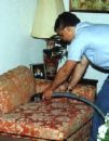 Furniture and upholstery cleaning with fast drying
