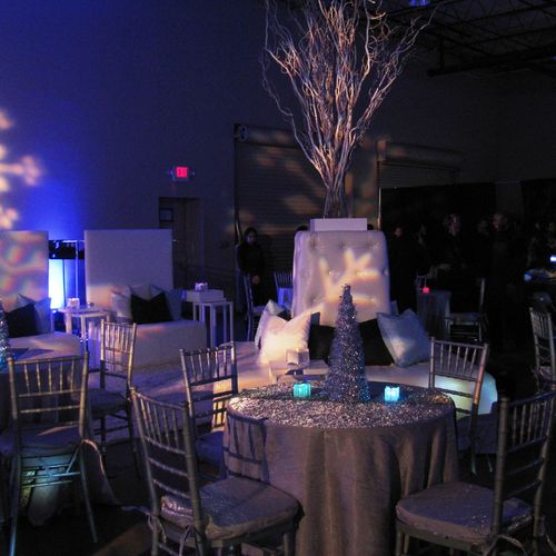 Lounge Design for an Employee Christmas Party