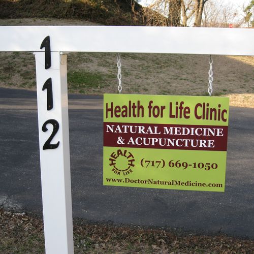 Health For Life Clinic Sign