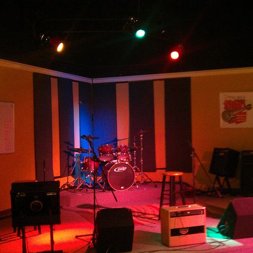 Studio jam room
